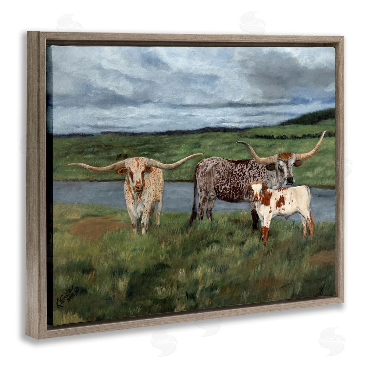 Kathy Winkler  | Longhorn Cattle Trio