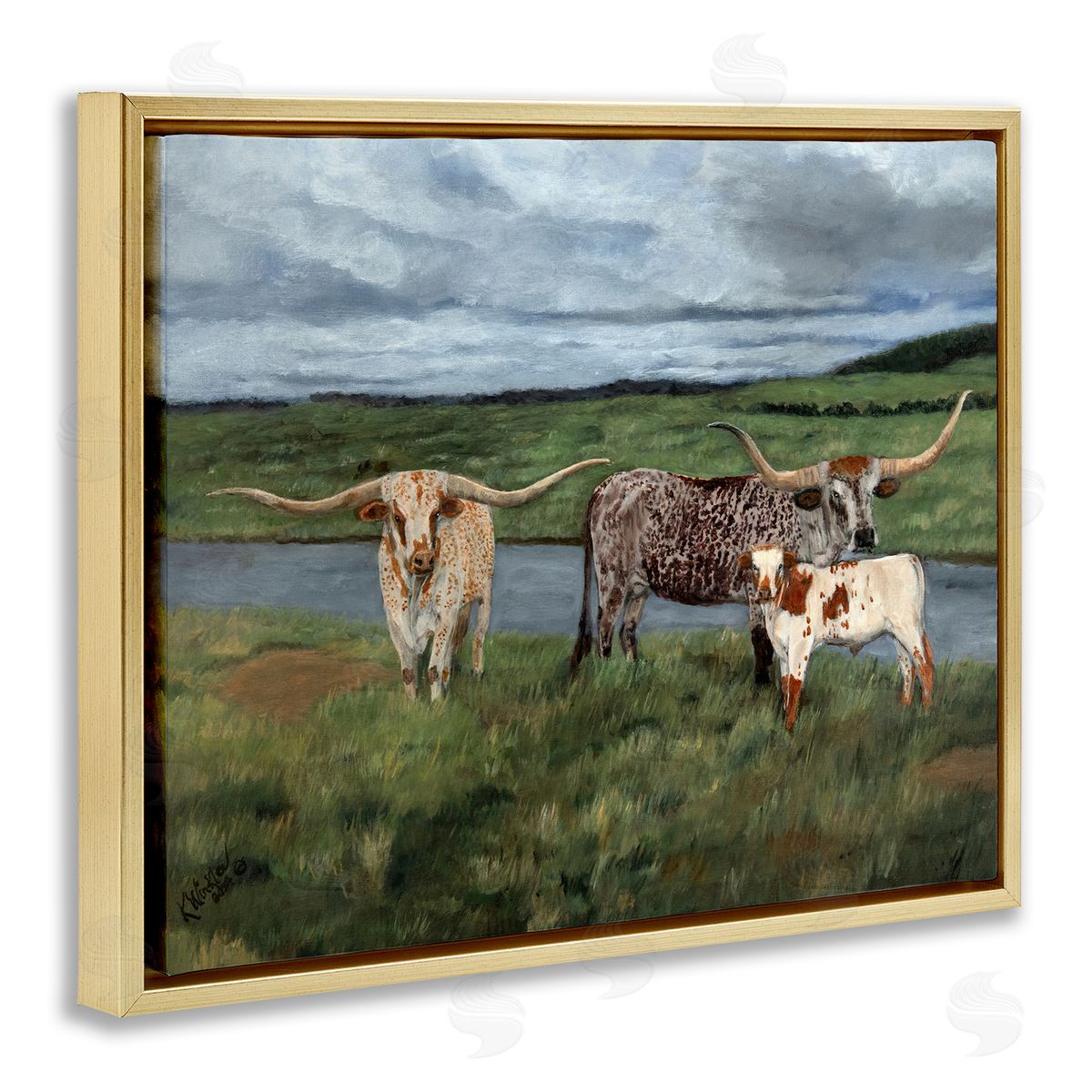 Kathy Winkler  | Longhorn Cattle Trio