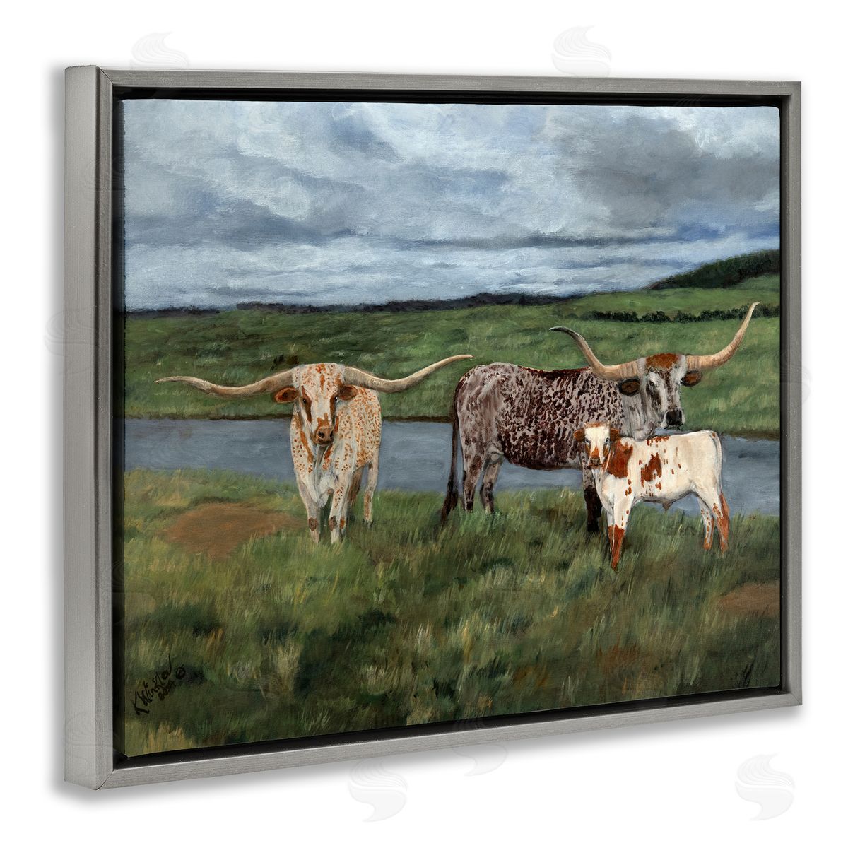Kathy Winkler  | Longhorn Cattle Trio
