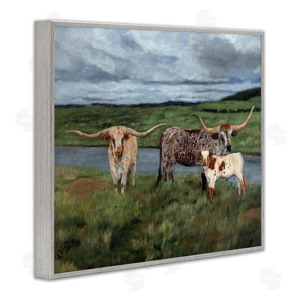 Kathy Winkler  | Longhorn Cattle Trio