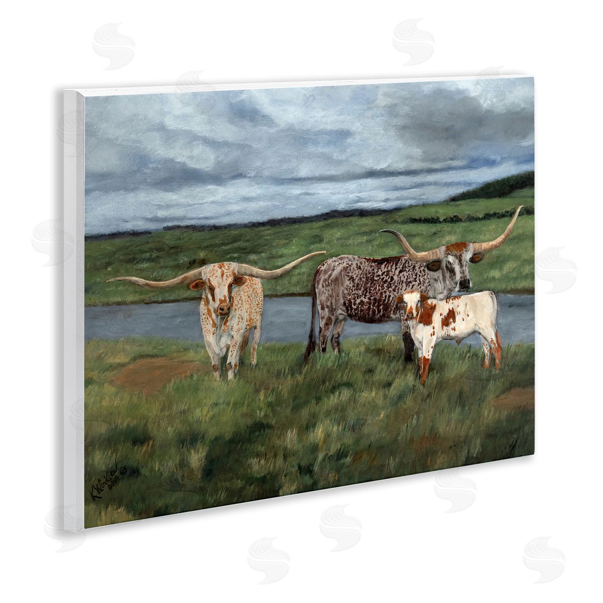 Kathy Winkler  | Longhorn Cattle Trio