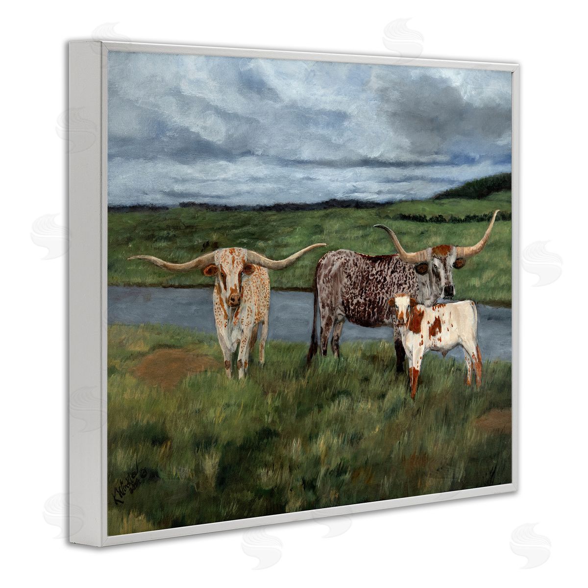 Kathy Winkler  | Longhorn Cattle Trio