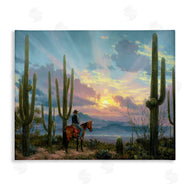 Jack Sorenson | Western Cowboy with Tall Cacti