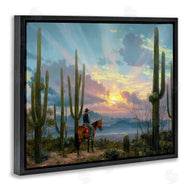 Jack Sorenson | Western Cowboy with Tall Cacti