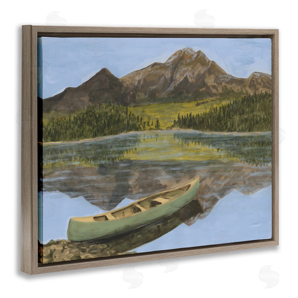 Michael Willett | Alpine Lake with Canoe