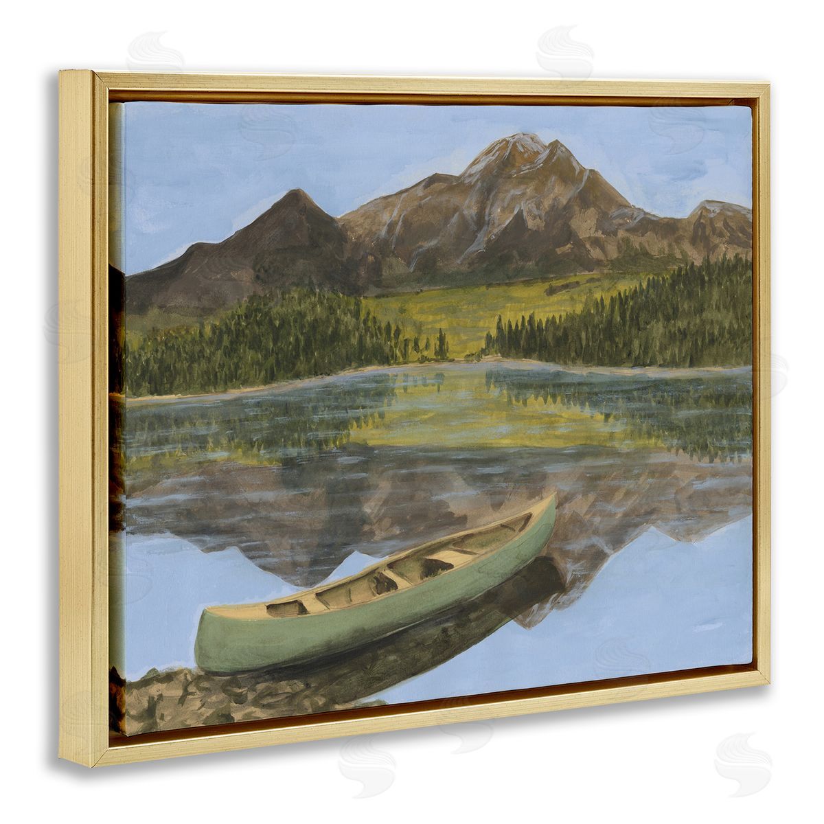 Michael Willett | Alpine Lake with Canoe