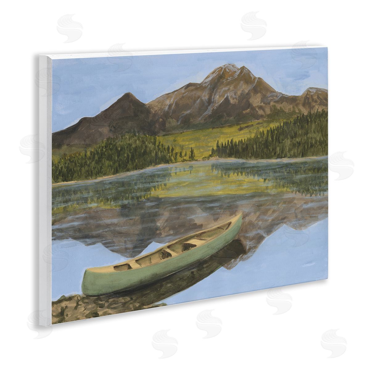 Michael Willett | Alpine Lake with Canoe