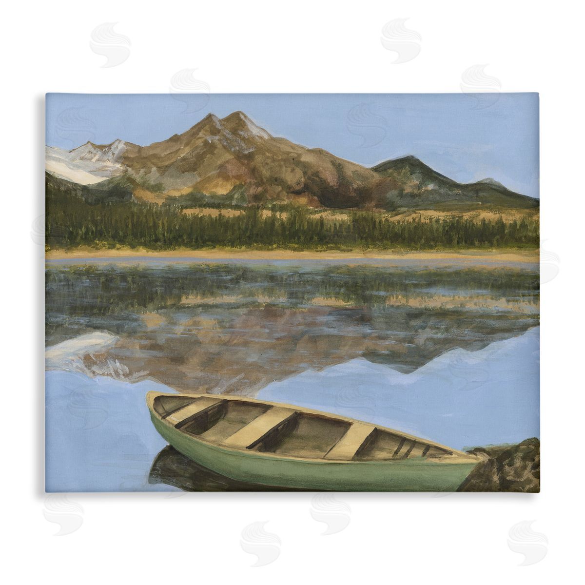 Michael Willett | Alpine Lake Canoe View