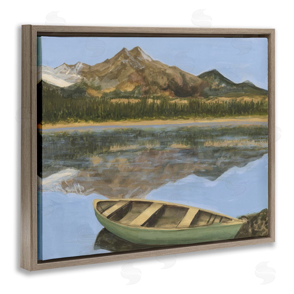 Michael Willett | Alpine Lake Canoe View