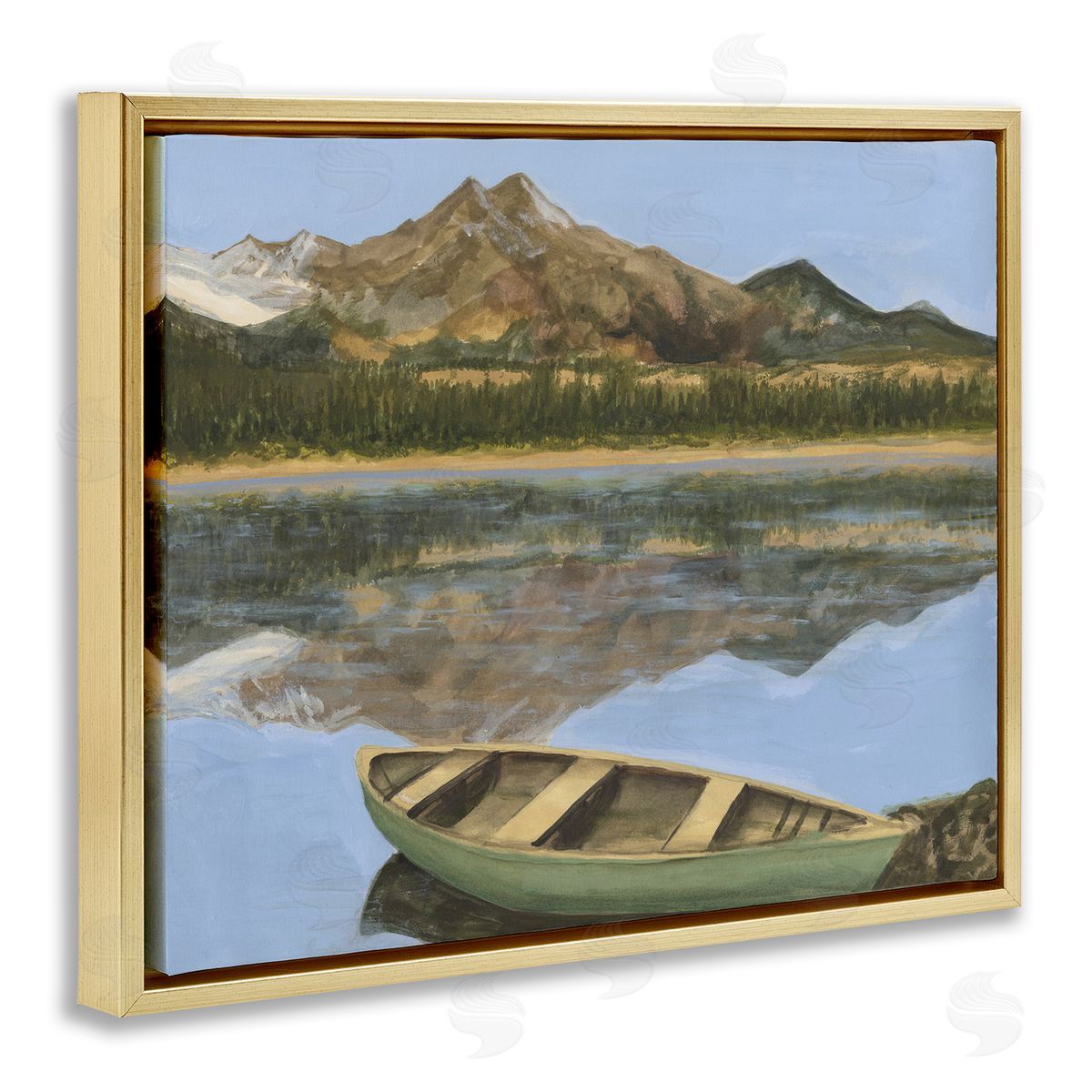 Michael Willett | Alpine Lake Canoe View