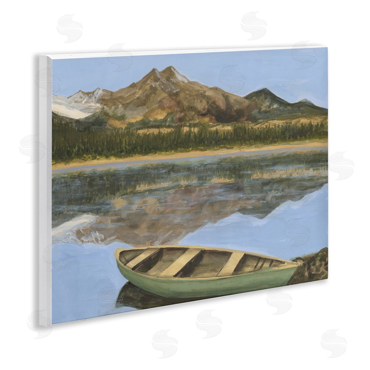 Michael Willett | Alpine Lake Canoe View