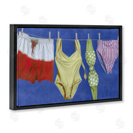Grace Popp | Bathing Suits on Laundry Line