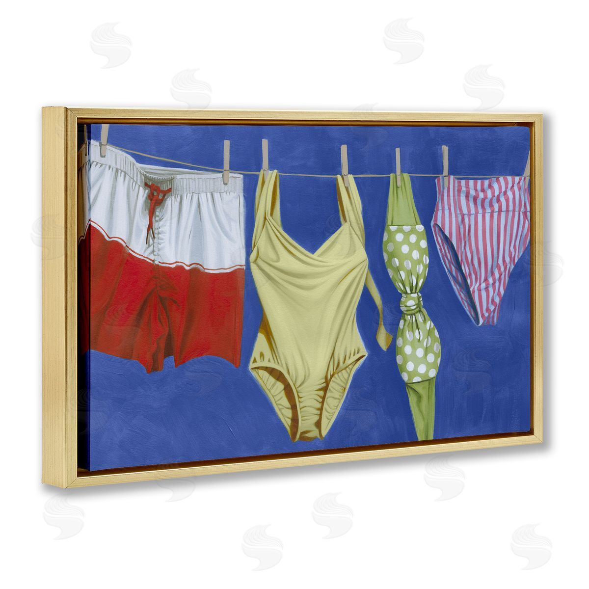 Grace Popp | Bathing Suits on Laundry Line
