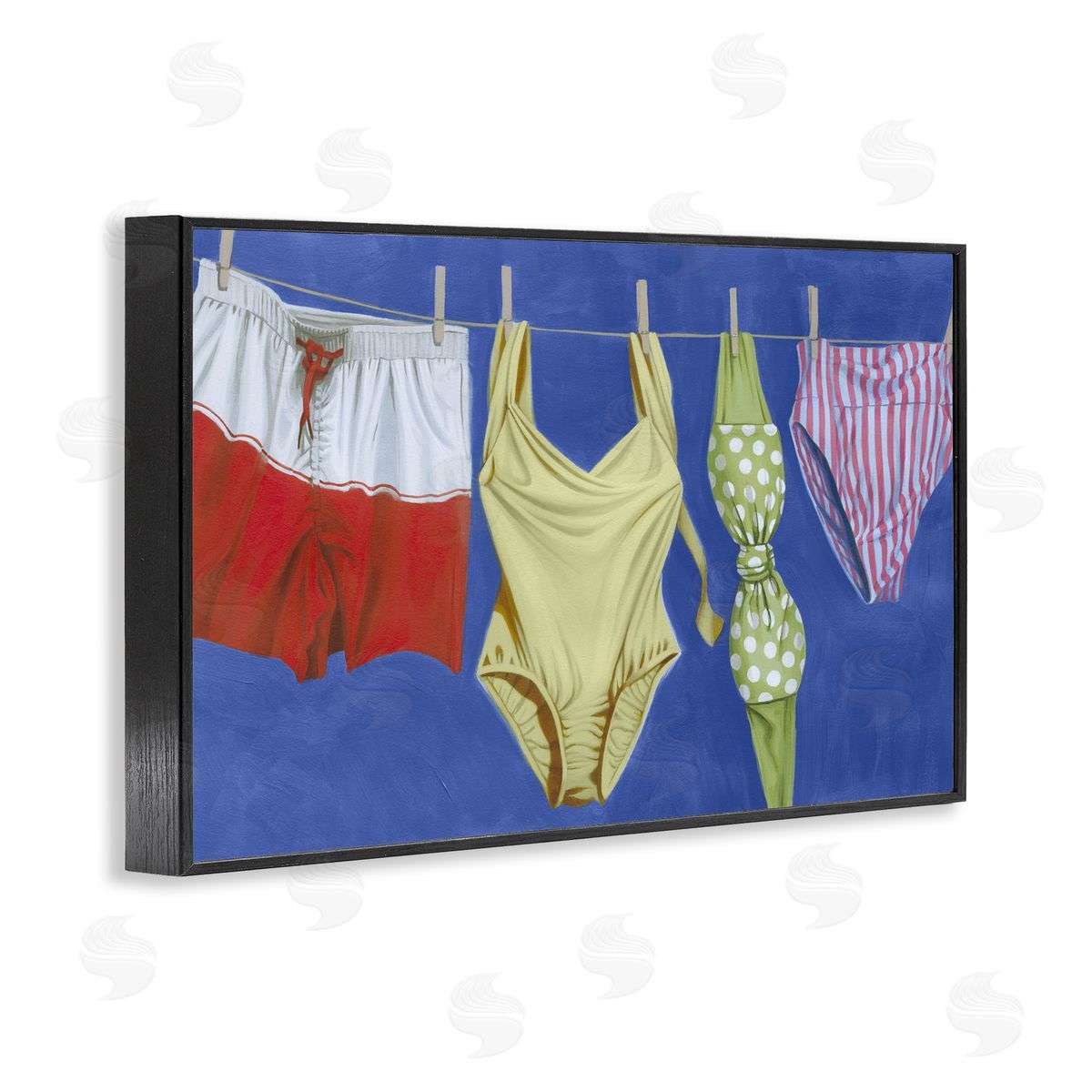 Grace Popp | Bathing Suits on Laundry Line