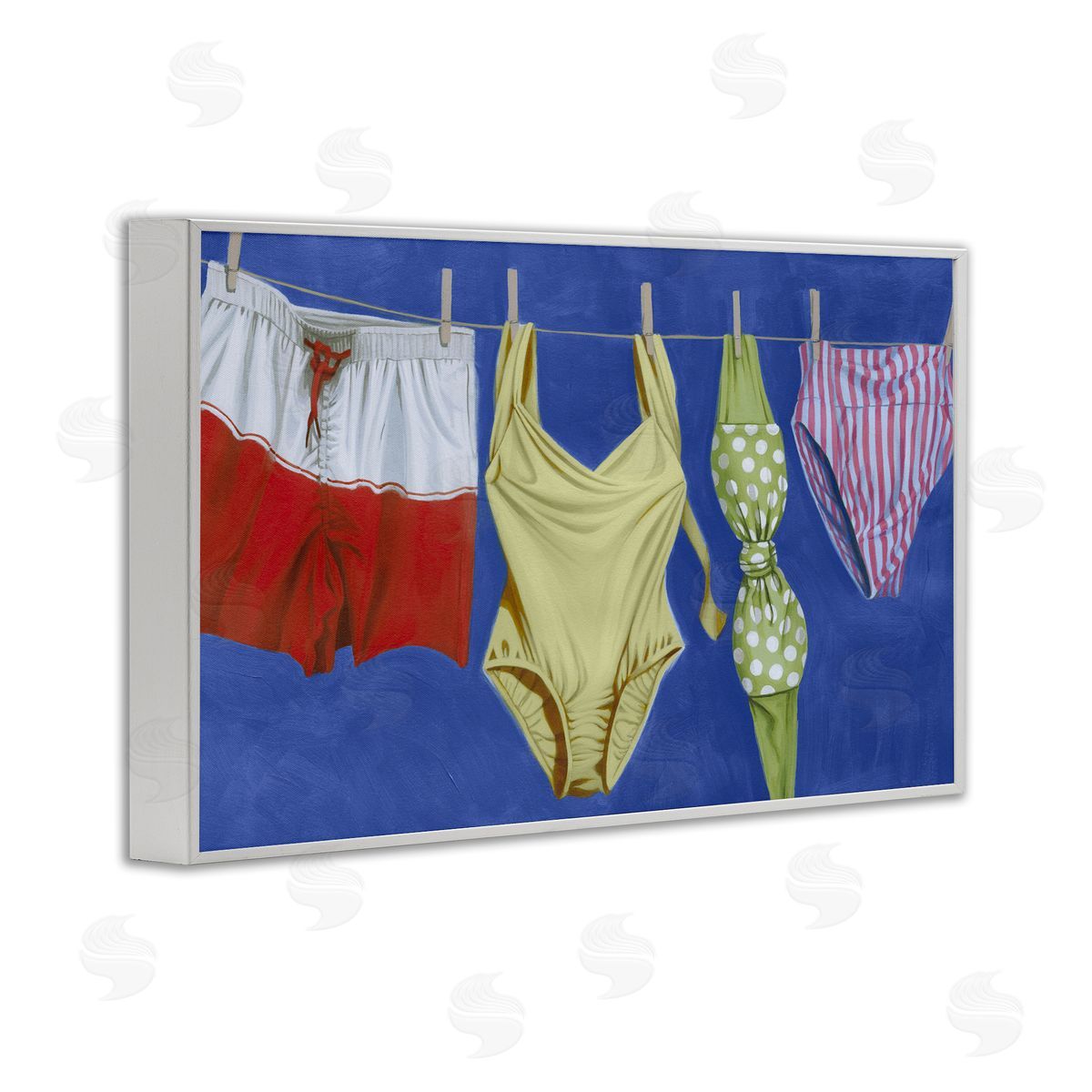 Grace Popp | Bathing Suits on Laundry Line