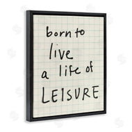 Victoria Barnes | Life of Leisure Phrase