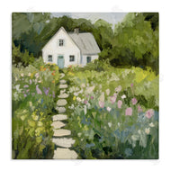 Victoria Barnes | Abstract Cottage on Hill