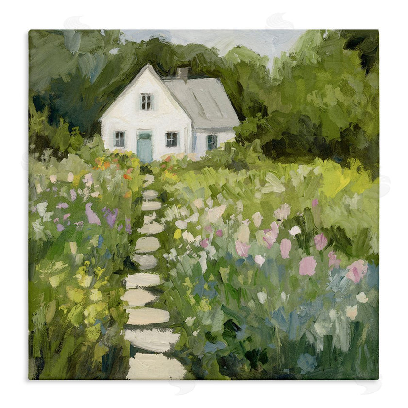 Victoria Barnes | Abstract Cottage on Hill