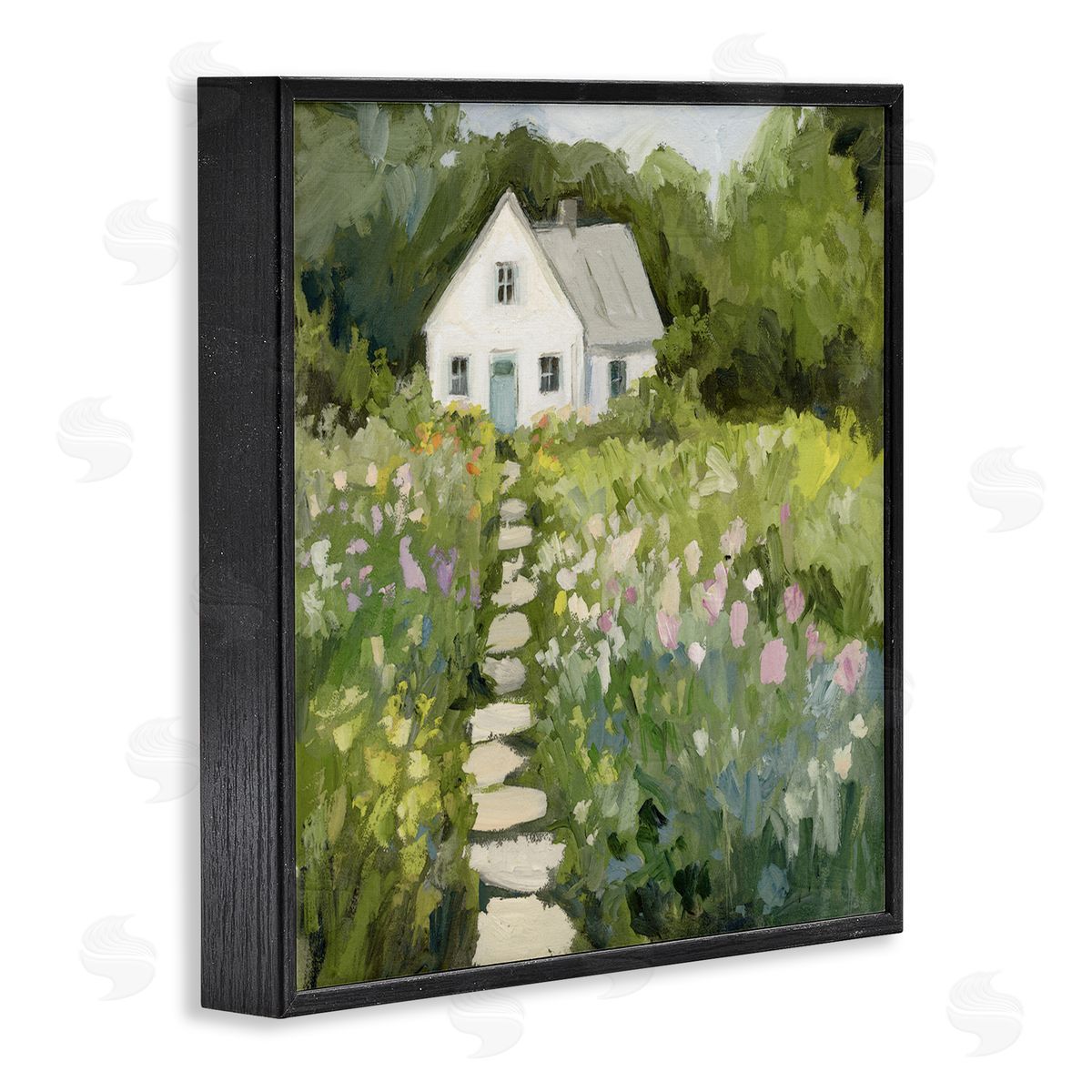 Victoria Barnes | Abstract Cottage on Hill