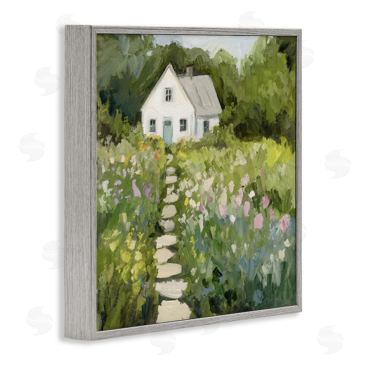 Victoria Barnes | Abstract Cottage on Hill