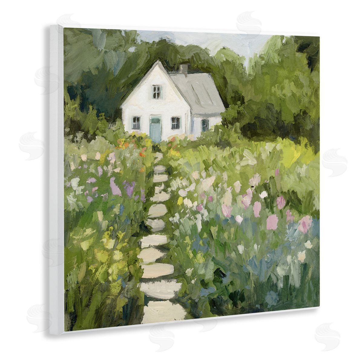 Victoria Barnes | Abstract Cottage on Hill