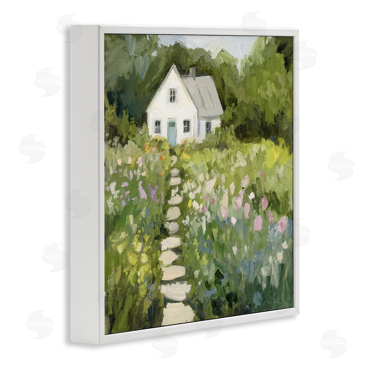Victoria Barnes | Abstract Cottage on Hill
