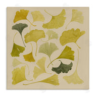 Grace Popp | Ginkgo Leaves Green Yellow
