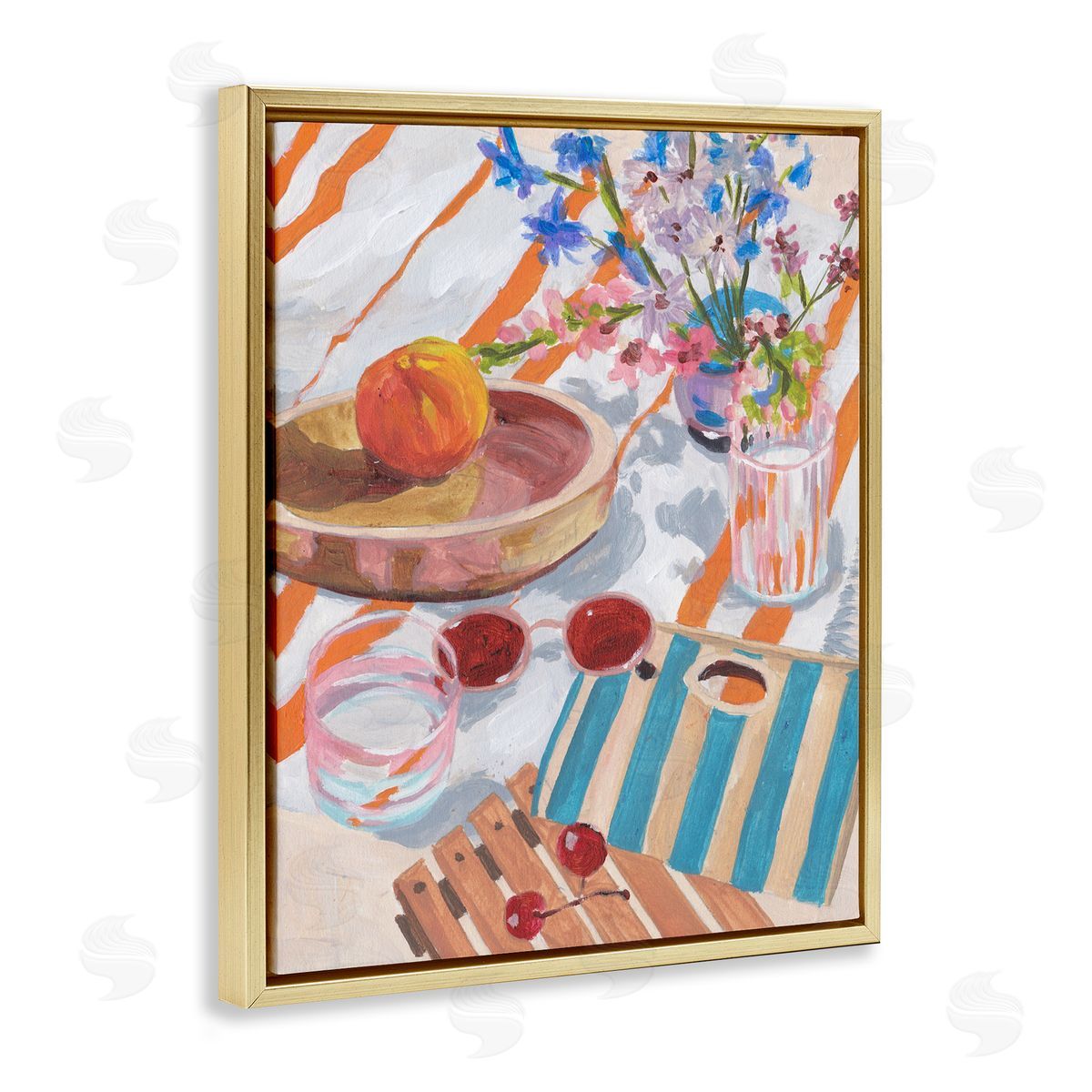 Melissa Wang | Tangerine Tides Beach Blanket