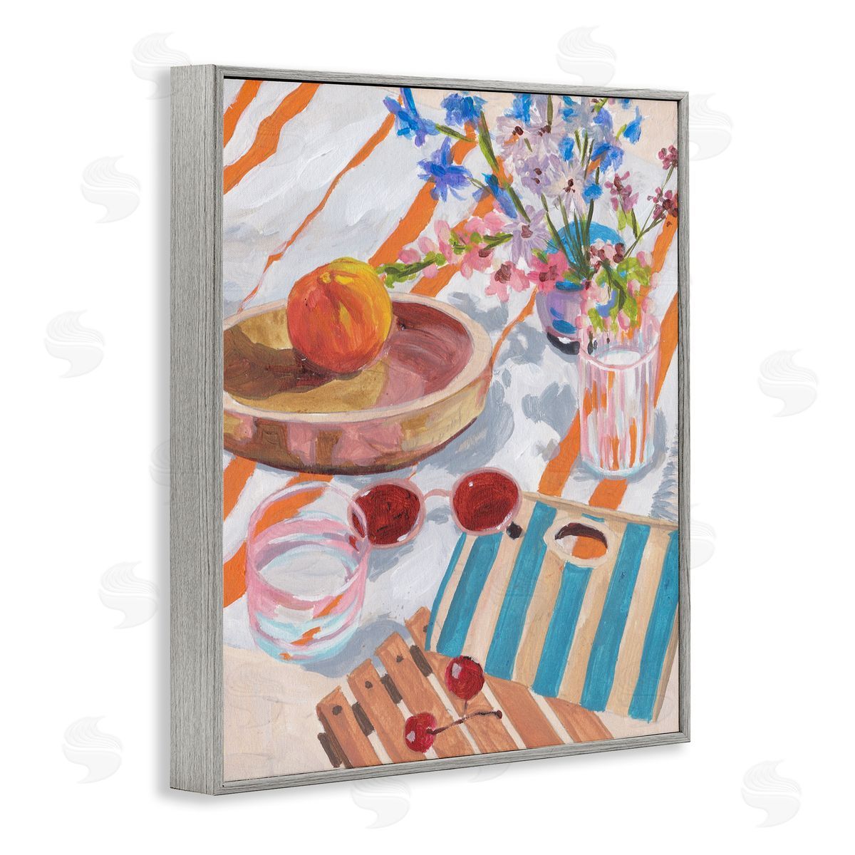 Melissa Wang | Tangerine Tides Beach Blanket