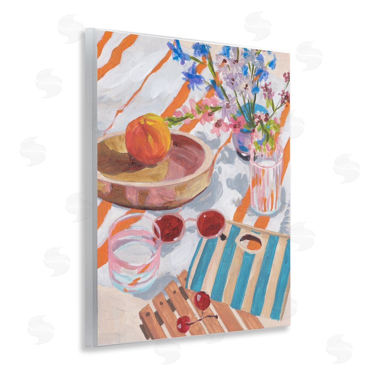 Melissa Wang | Tangerine Tides Beach Blanket
