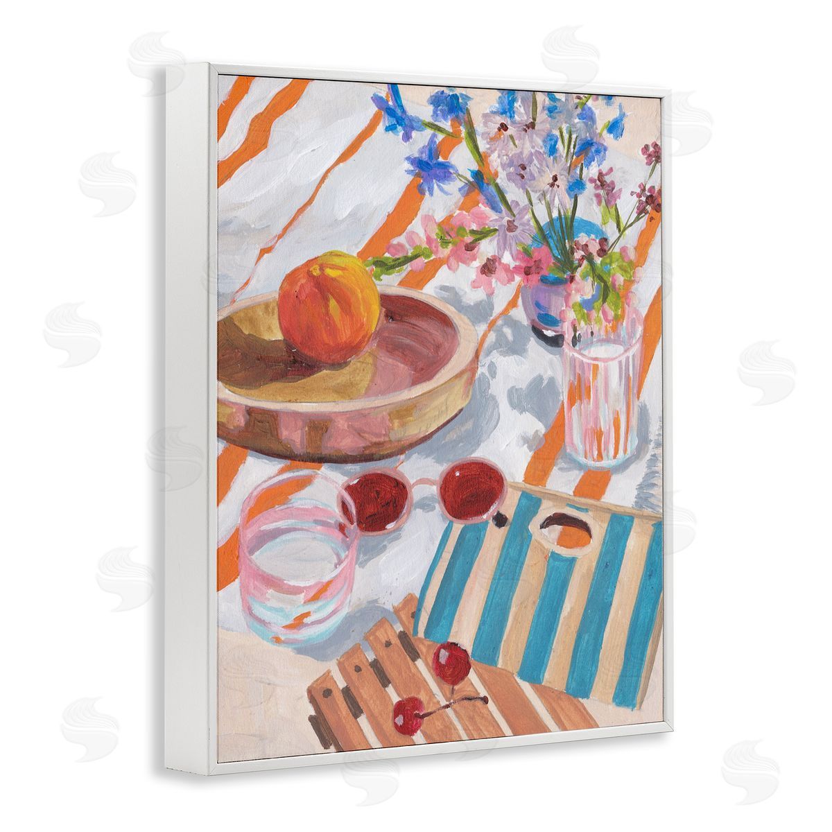 Melissa Wang | Tangerine Tides Beach Blanket