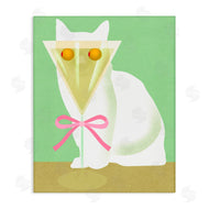 Lil' Rue | Cat with Martini Olive Eyes