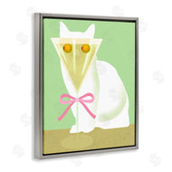 Lil' Rue | Cat with Martini Olive Eyes
