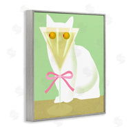 Lil' Rue | Cat with Martini Olive Eyes