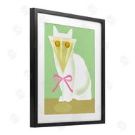 Lil' Rue | Cat with Martini Olive Eyes
