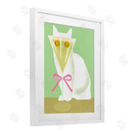 Lil' Rue | Cat with Martini Olive Eyes