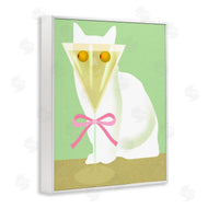 Lil' Rue | Cat with Martini Olive Eyes