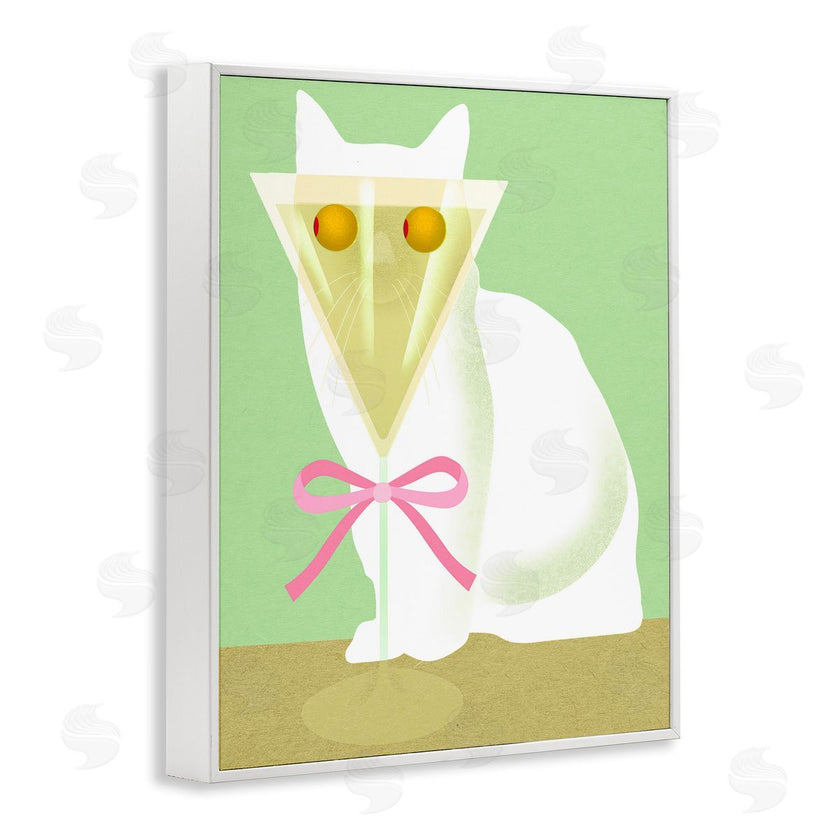 Lil' Rue | Cat with Martini Olive Eyes
