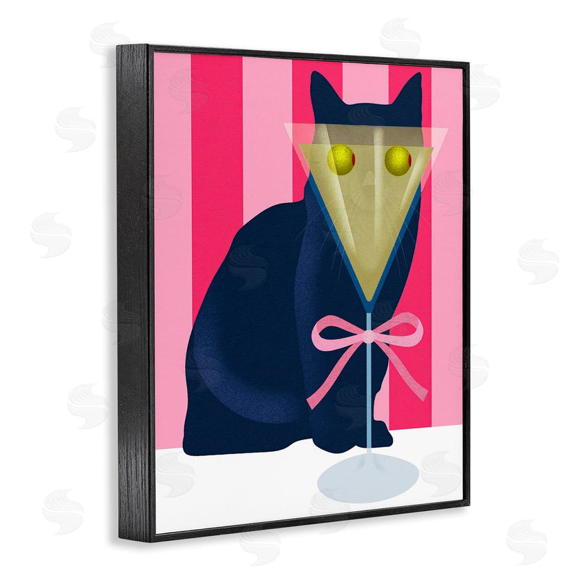 Lil' Rue | Cat & Martini on Stripes