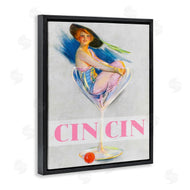 Lil' Rue | Vintage Woman in Wine Glass