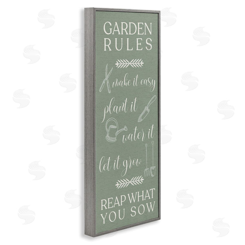 Lil' Rue | Garden Rules Reap What You Sow