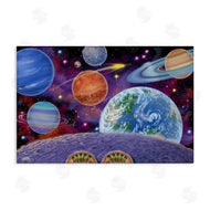 Joseph Burgess | Moonwalker With View Of Planets