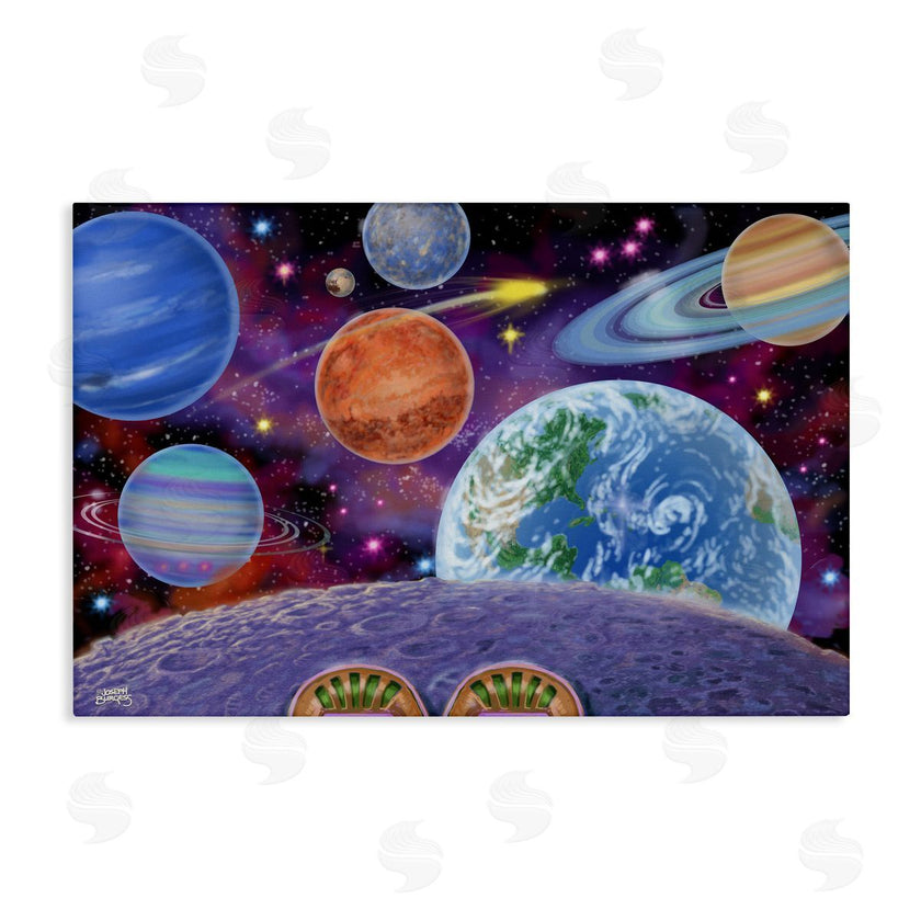 Joseph Burgess | Moonwalker With View Of Planets