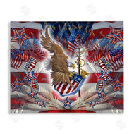 Joseph Burgess | Patriotic Eagle with Flag Symbols