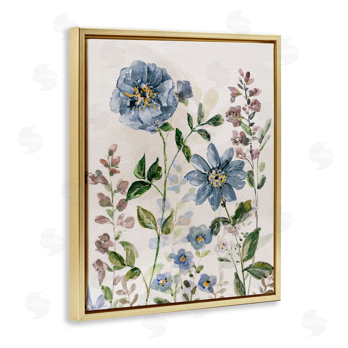 Sally Swatland | Blushing Blue Garden Flowers