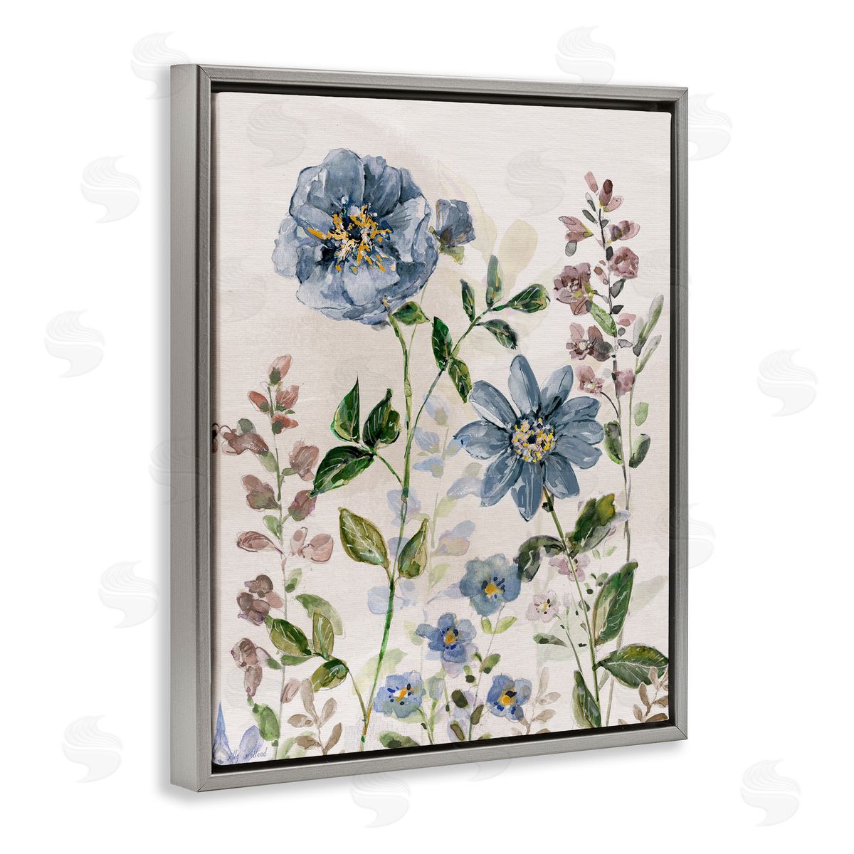 Sally Swatland | Blushing Blue Garden Flowers