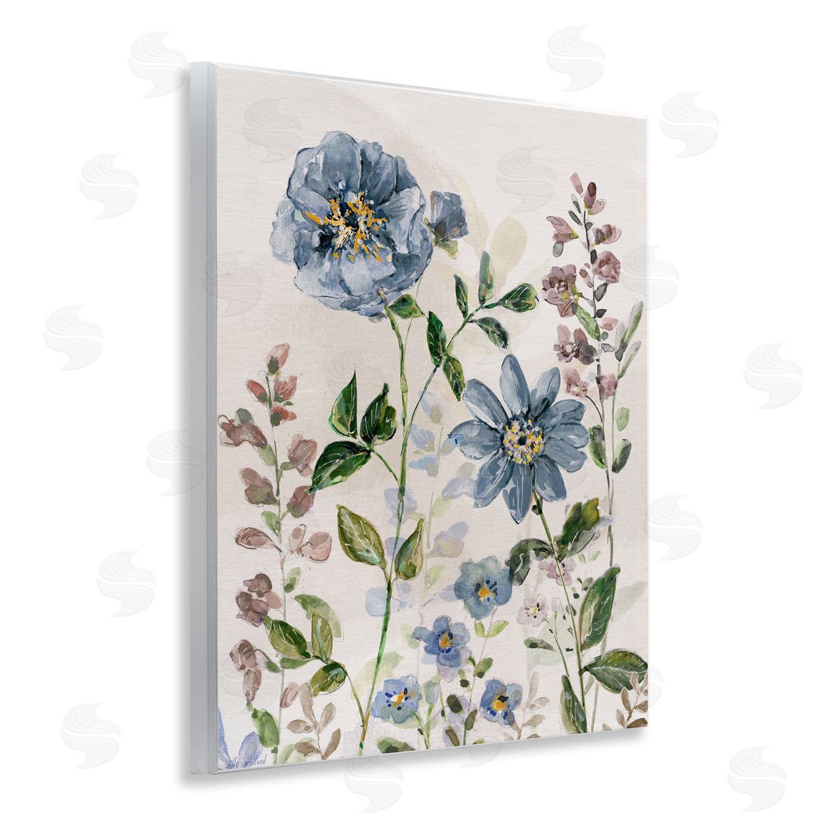 Sally Swatland | Blushing Blue Garden Flowers