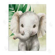 Christine Simpson Art | Jungle Friends Baby Elephant