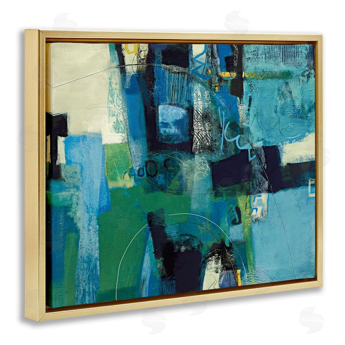 Maurizio Piovan Nelle Profondit Abstraction Canvas Wall Art Print