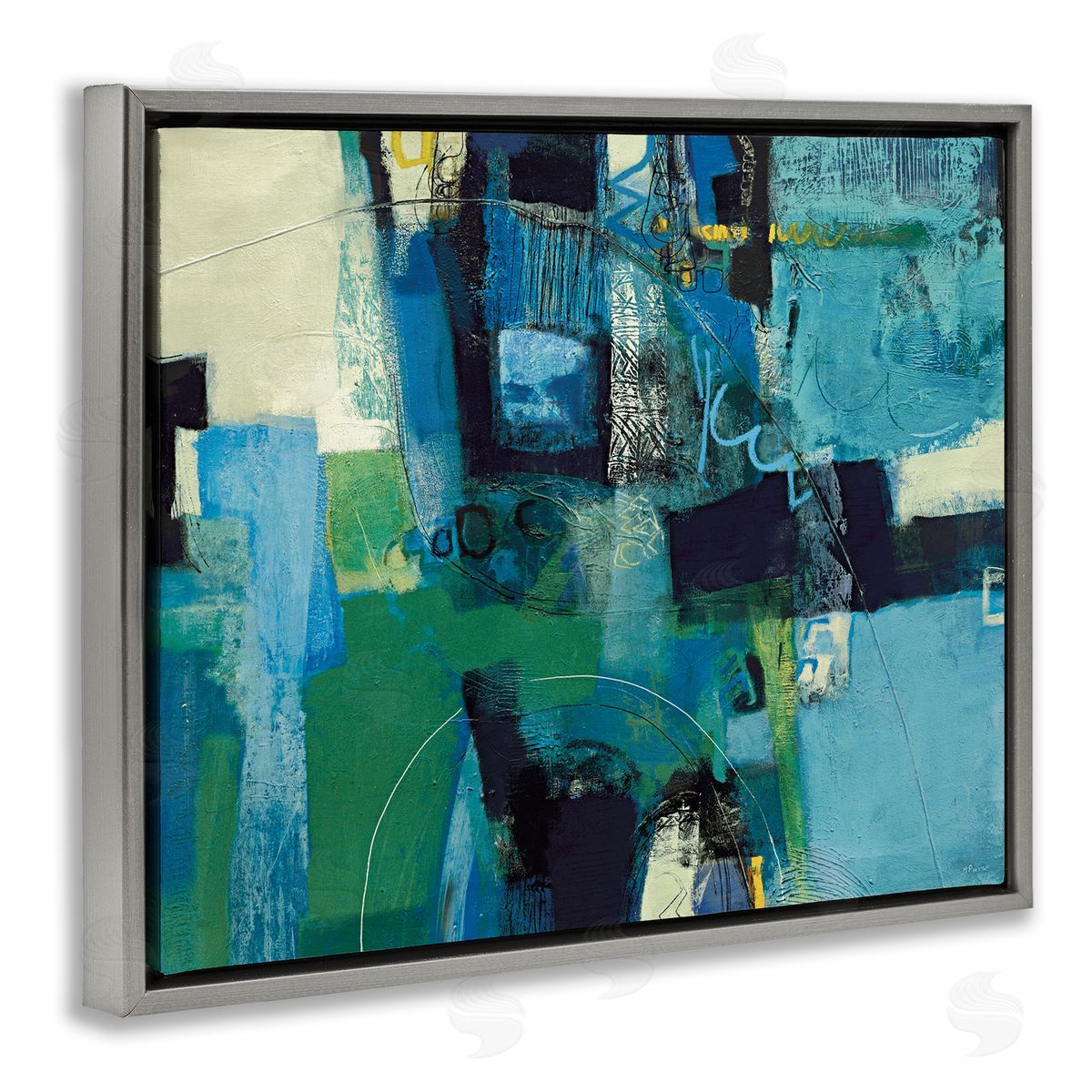 Maurizio Piovan Nelle Profondit Abstraction Canvas Wall Art Print